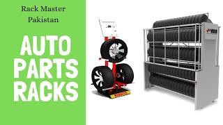 Heavy Duty Auto Display Parts Rack Gujranwala Pakistan | RACK MASTER|Gujranwala|Pakistan