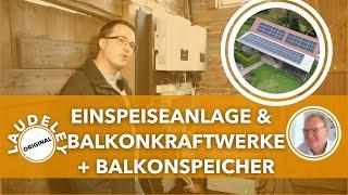 LAUDELEY: EINSPEISEANLAGE & BALKONKRAFTWERKE/SPEICHER