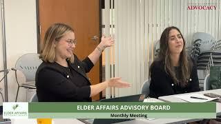 Elder Affairs Advisory Board Meeting – January 30, 2025