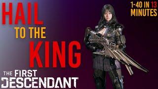 Use KING'S GUARD LANCE for INSANELY EASY and FAST LEVELING | The First Descendant