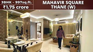 3 BHK of 997 sq.ft. in MAHAVIR SQUARE near Manpada | Pokhran road no. 3 | THANE West