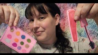 ASMR Doing your Make Up with PAPER MAKE UP !!  Relax as I do your make up . Paper Cosmetics