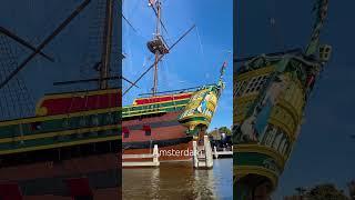 Amsterdam - replica of VOC ship. #summervibes #amsterdam #shorts #travel #wonderjourneys