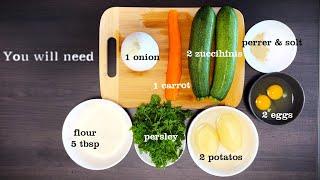 Easy zucchini recipe! Simple ingredients.