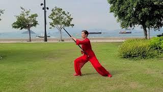 동악태극봉 1로 东岳太极棒1路 Dongyuetaiji stick 1lu