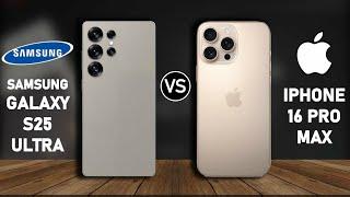 iPhone 16 Pro Max vs Samsung S25 Ultra – Full Comparison! #2025 #comparison #iphone #samsung