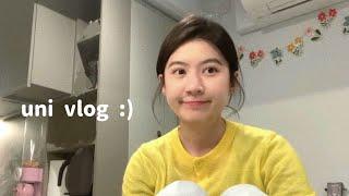 英國留學Vlog - Ual 倫敦藝術大學的一天、一起逛超市、小小收納還有開箱！