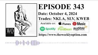 Option Trading Podcast - The Weekly Option Episode 343 Recorded on October 4, 2024