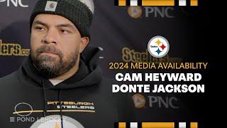 Cam Heyward, Donte Jackson Media Availability (Nov. 27) | Pittsburgh Steelers