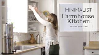 Minimalist Farmhouse Kitchen: Small Kitchen Tour