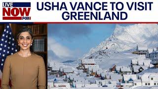 Second lady Usha Vance to visit Greenland amid Trump takeover talk | LiveNOW from FOX