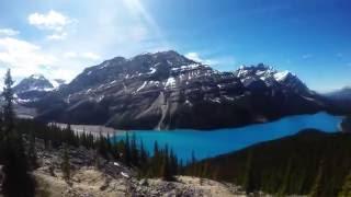 Peyto Lake Hiking - Bow Summit Lookout, Banff, Alberta, Canada