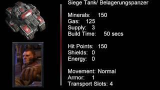 StarCraft 2 Sieg Tank / Belagerungs Panzer German Qoutes