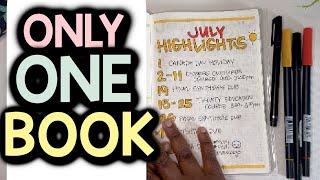 HOW TO STICK TO ONE PLANNER | One Book July 2024