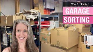 Day 51 - More Garage Sorting + The Mystery of the Bronze Baby Shoes | Hoarder House Cleaning Vlog