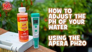 How to Adjust the PH of Your Water for Hot Pepper Plants (or hot sauce) Using the Apera PH20