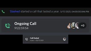 Our 9100 hour long Discord call ended