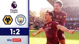 Per Kopf! Stones rettet Cityzens | Wolverhampton Wanderers - Manchester City | Highlights -PL 24/25