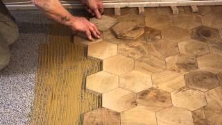 Comment poser des pavés en bois de bout ? / End grain wood blocks flooring