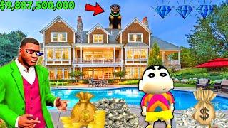 Poor FRANKLIN and SHINCHAN Become BILLIONAIRE in GTA 5 (PART 1)