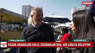 PAZAR ARABALARI DOLU; CÜZDANLAR BOŞ, 600 LİRAYA DOLUYOR!