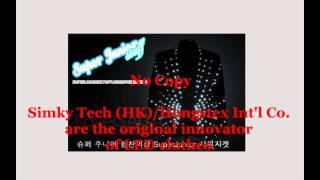 yahoo LED jacket   supper junior   Simky Tech HK is the original innovator of LED clothes o