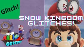 Super Mario Odyssey Snow Kingdom Glitches!