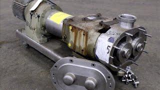 Used- Waukesha Universal Rotary Positive Displacement Pump - stock # 46536007