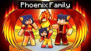 Having a PHOENIX FAMILY in Minecraft!