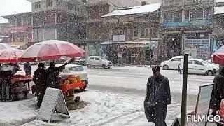 heavy snow fall in kangan 