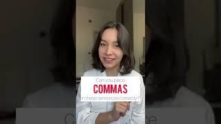 Do you use COMMAS correctly?  Comma Rules in English for English learners!