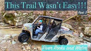 This Trail Wasn't Easy For Us//TRAIL RIDING OUR POLARIS RANGER 1000 CREW