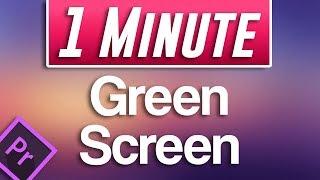 Fast GREEN SCREEN Tutorial in Premiere Pro