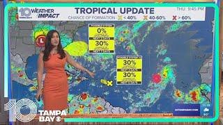 Tracking the Tropics: Forecasters watching over multiple disturbances in the Atlantic