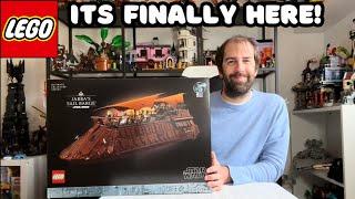 My LEGO Star Wars UCS Jabba's Sail Barge 75397 Has Finally Arrived