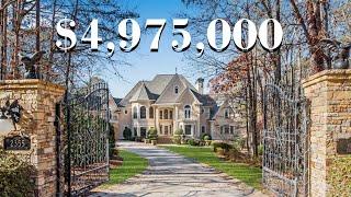 $4.9 Million 18 Acre Atlanta Mansion in Milton, GA I (Atlanta Luxury Homes For Sale) I Luxury Tours