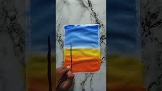 Easy Sunset painting  #sunsetpainting #shorts #youtubeshorts #viral #art