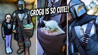 WE’VE NEVER DONE THIS!! Meeting The Mandalorian & Grogu in Disneyland!