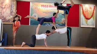 Yoga demo by Indian yoga culture and yoga therapy centre (Guwahati) Students/#pratishruti_yoga_dance