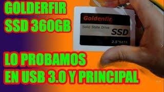 Ssd goldenfir 360GB, ssd chino. Comparativa en español