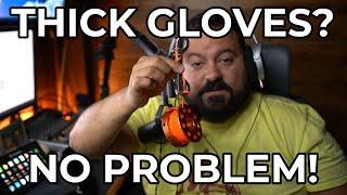 Setting up your spool like a Pro Diver...with thick gloves! #Shorts