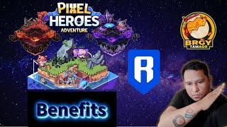 PIXEL HEROES ADVENTURE LAND BENEFITS FOR LANDZ OWNERS - NON-LANDZ OWNERS & WEN STARTS S2 P2A