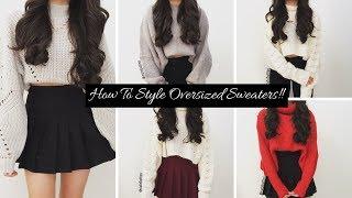 The secret is out... How I style oversized sweaters |cutebutton|