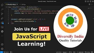 Live JavaScript Tutorials for Beginners in Marathi