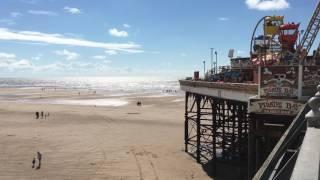 Blackpool South Seafront, taken from Central Pier