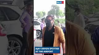 Ajay Devgn spotted at Mumbai Airport