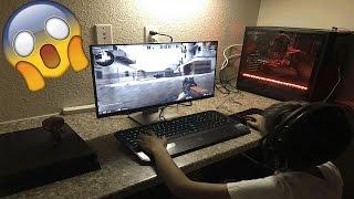 Little Brother Gets Surprised With New Gaming PC! (Reaction & Unboxing)