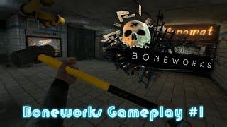 Boneworks Gameplay #1 (Break room, Museum)