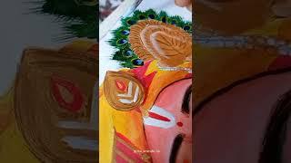 Radha Krishna painting |Watercolor| THE ARTS CAFE | PLEASE SUBSCRIBE  #shorts #radhakrishna #art