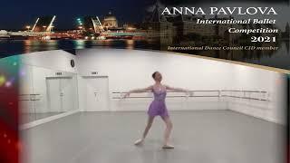 International Ballet Competition «Anna Pavlova 2021»  (Diploma winner of the contest - Sermon Milla)